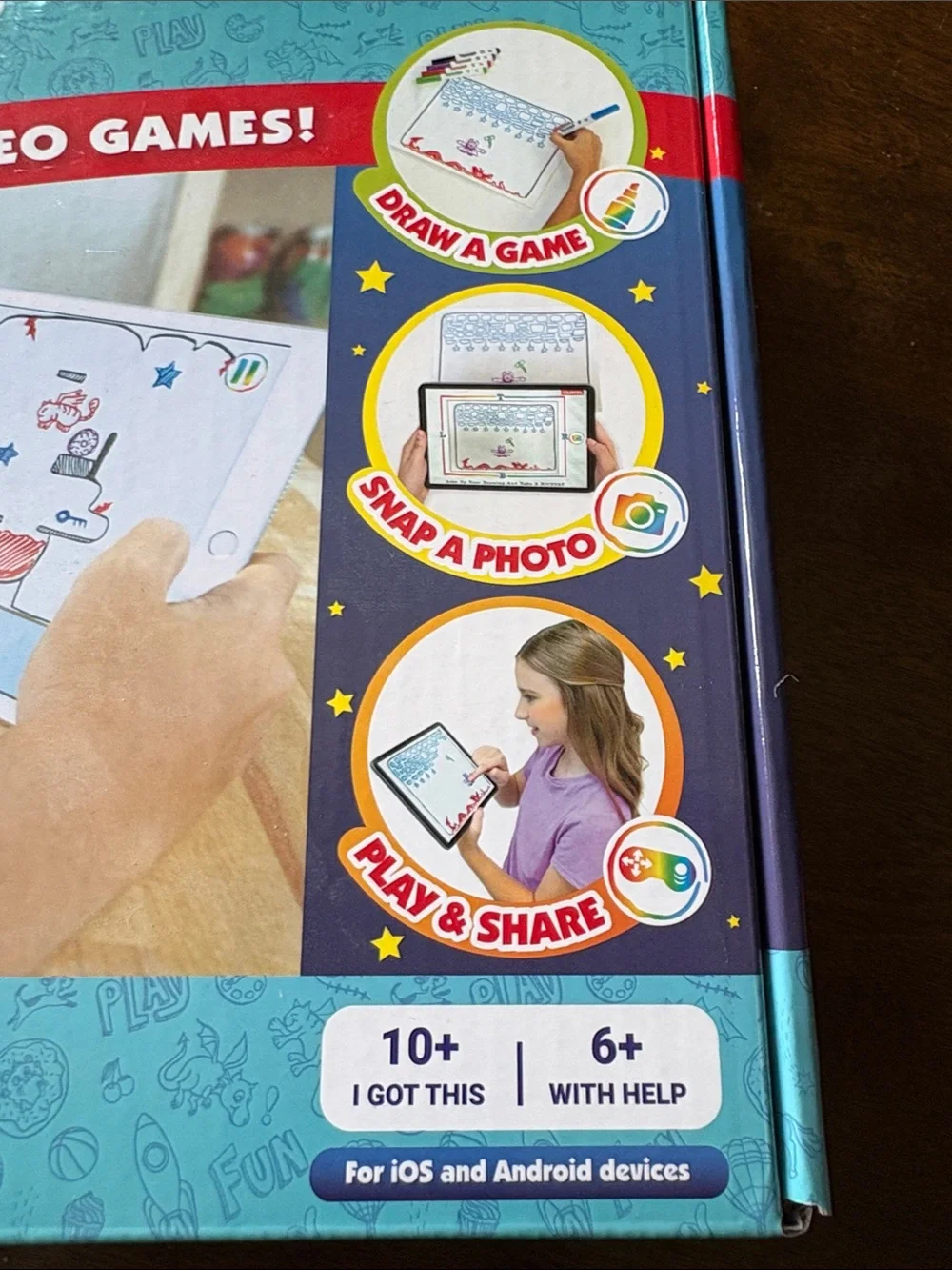 Pixicade Mobile Game Maker - Blue Interactive Game Creator, NWOT